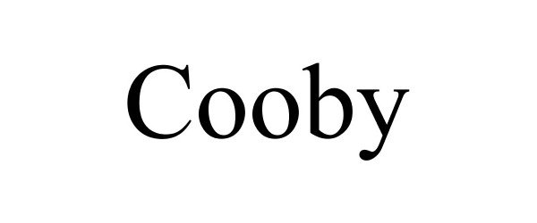 Trademark Logo COOBY