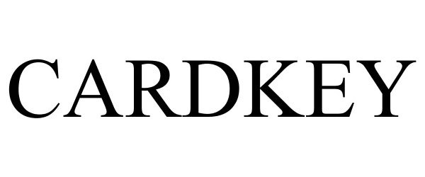 Trademark Logo CARDKEY