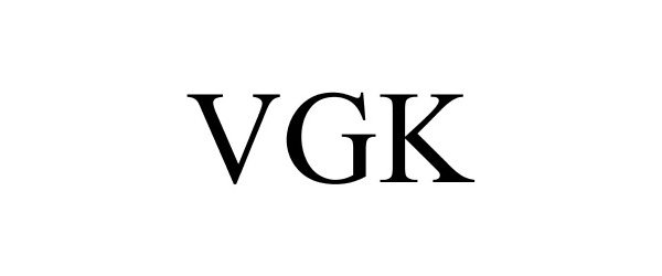 Trademark Logo VGK