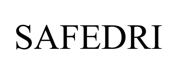 Trademark Logo SAFEDRI