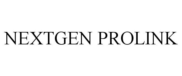 Trademark Logo NEXTGEN PROLINK