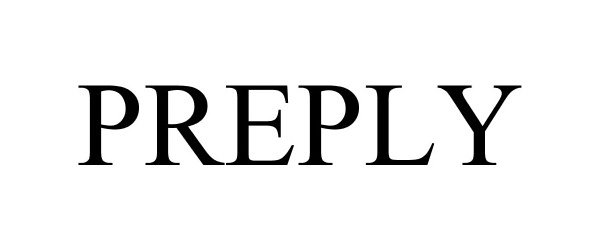 Trademark Logo PREPLY