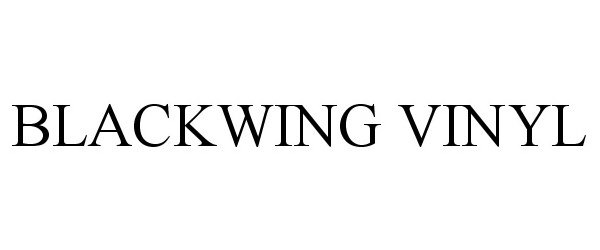 Trademark Logo BLACKWING VINYL