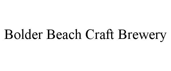  BOLDER BEACH CRAFT BREWERY