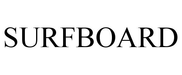Trademark Logo SURFBOARD