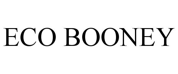 Trademark Logo ECO BOONEY