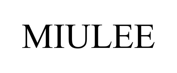 Trademark Logo MIULEE