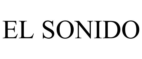 Trademark Logo EL SONIDO
