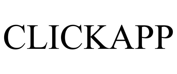 Trademark Logo CLICKAPP