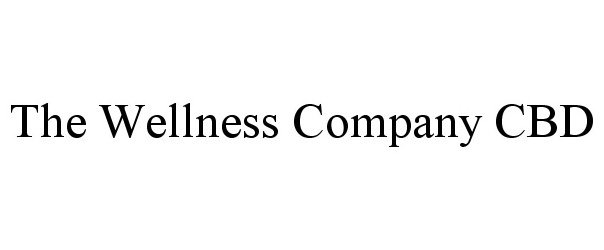 Trademark Logo THE WELLNESS COMPANY CBD