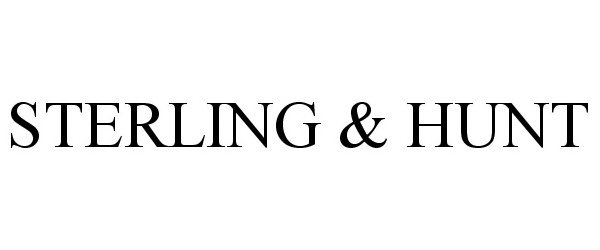 Trademark Logo STERLING & HUNT