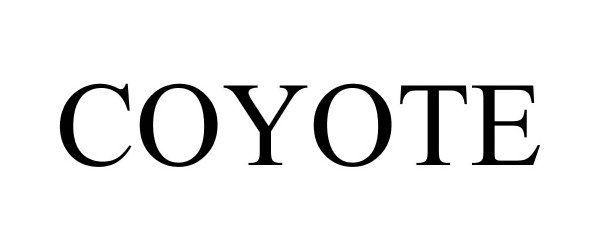 Trademark Logo COYOTE