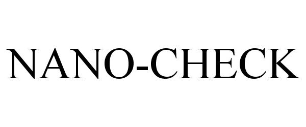 Trademark Logo NANO-CHECK