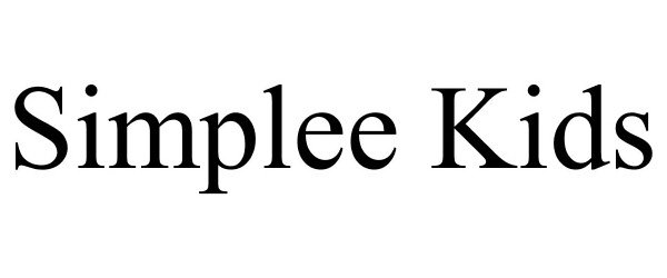 Trademark Logo SIMPLEE KIDS