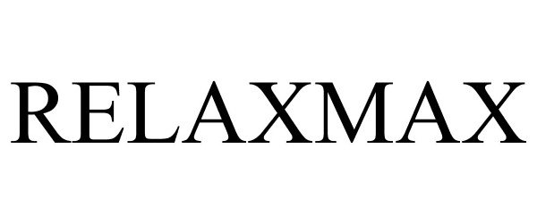 Trademark Logo RELAXMAX