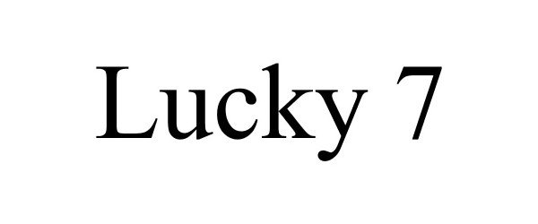 Trademark Logo LUCKY 7