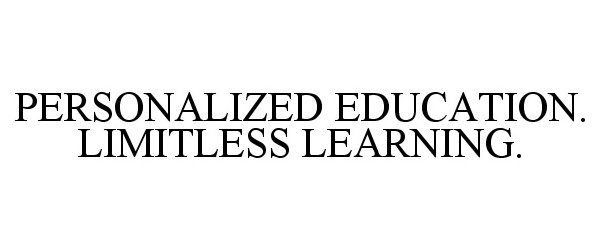 Trademark Logo PERSONALIZED EDUCATION. LIMITLESS LEARNING.
