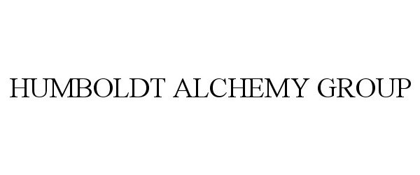 Trademark Logo HUMBOLDT ALCHEMY GROUP