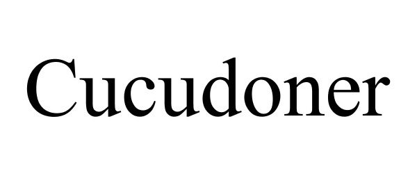 Trademark Logo CUCUDONER