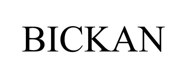 Trademark Logo BICKAN