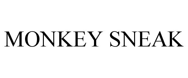Trademark Logo MONKEY SNEAK