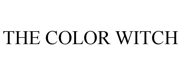 Trademark Logo THE COLOR WITCH