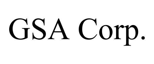  GSA CORP.