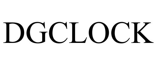 Trademark Logo DGCLOCK