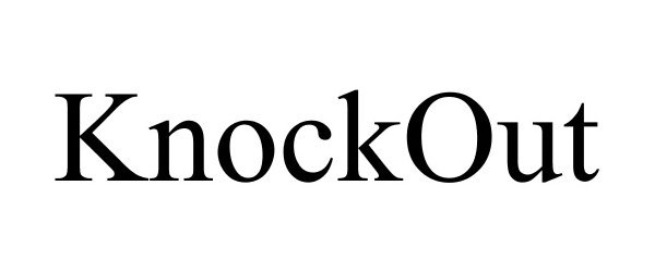 Trademark Logo KNOCKOUT