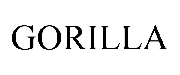 Trademark Logo GORILLA