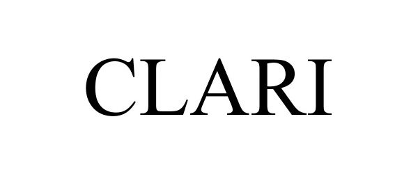 Trademark Logo CLARI