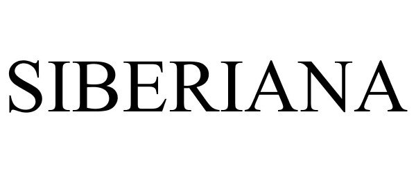 Trademark Logo SIBERIANA