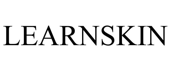 Trademark Logo LEARNSKIN