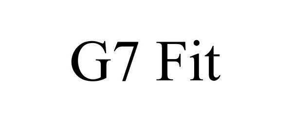 Trademark Logo G7 FIT
