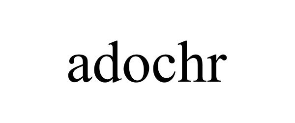  ADOCHR