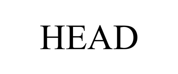 Trademark Logo HEAD