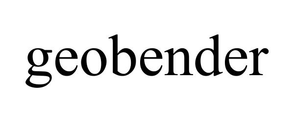 Trademark Logo GEOBENDER