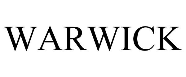 Trademark Logo WARWICK