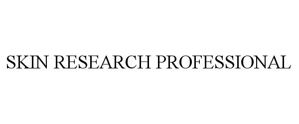  SKIN RESEARCH PROFESSIONAL