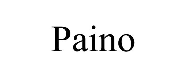 Trademark Logo PAINO