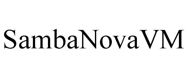 Trademark Logo SAMBANOVAVM