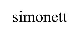 Trademark Logo SIMONETT