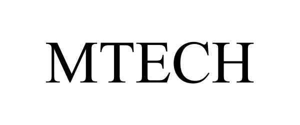 Trademark Logo MTECH