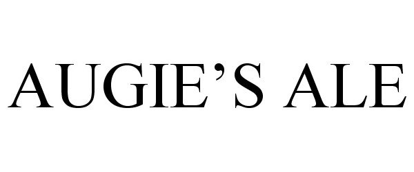Trademark Logo AUGIE'S ALE