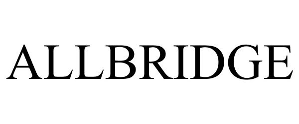 Trademark Logo ALLBRIDGE