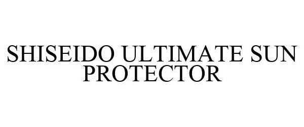 Trademark Logo SHISEIDO ULTIMATE SUN PROTECTOR