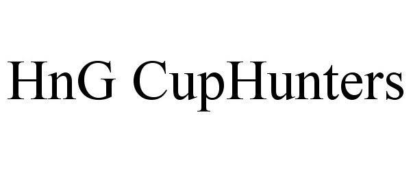 Trademark Logo HNG CUPHUNTERS
