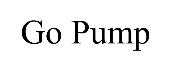 Trademark Logo GO PUMP