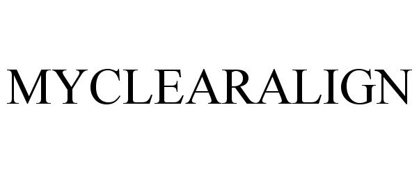 Trademark Logo MYCLEARALIGN