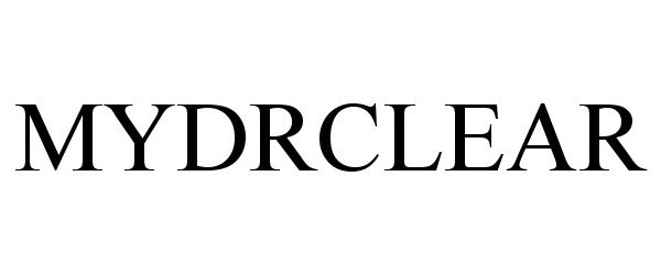 Trademark Logo MYDRCLEAR